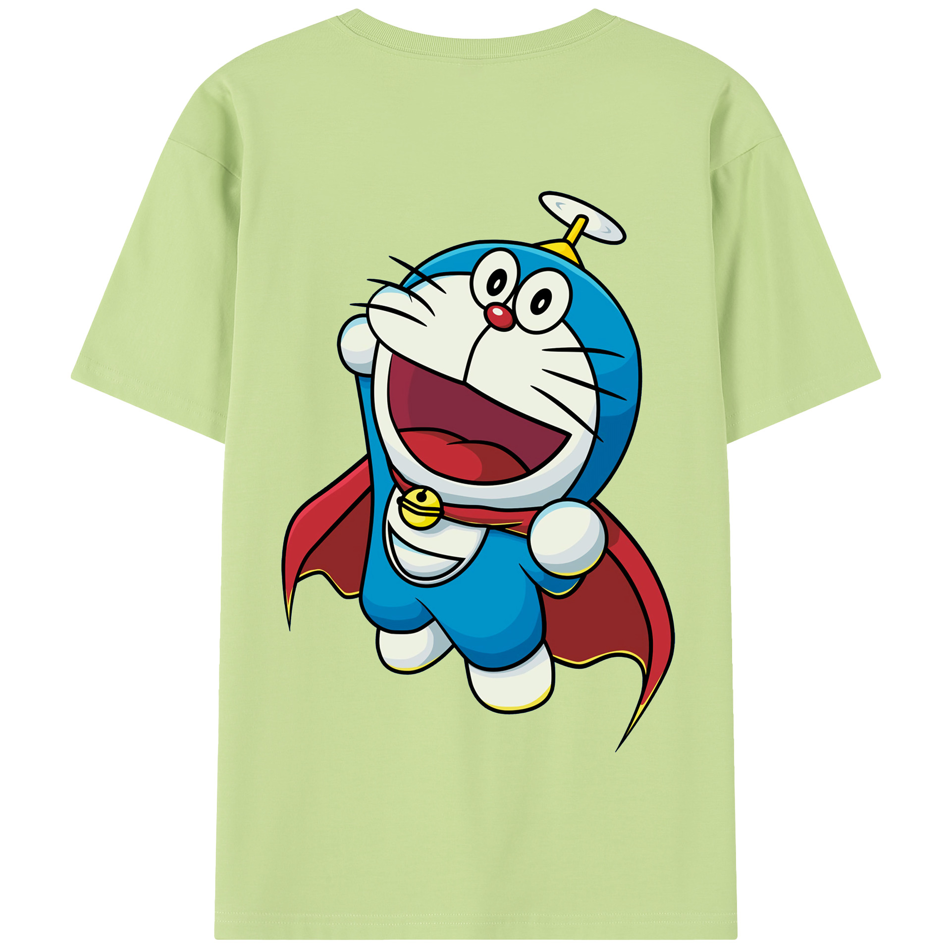 （画像用） ドラえもん Doraemon 綿100％半袖Tシャツ（背面プリント）